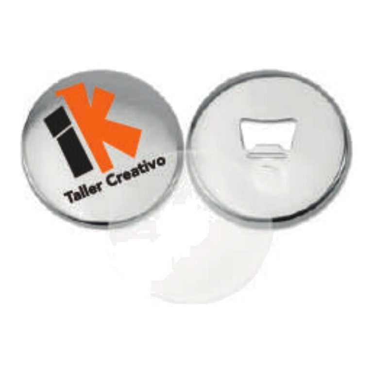 Imán fotobotón destapador personalizable de Impakta Taller Creativo